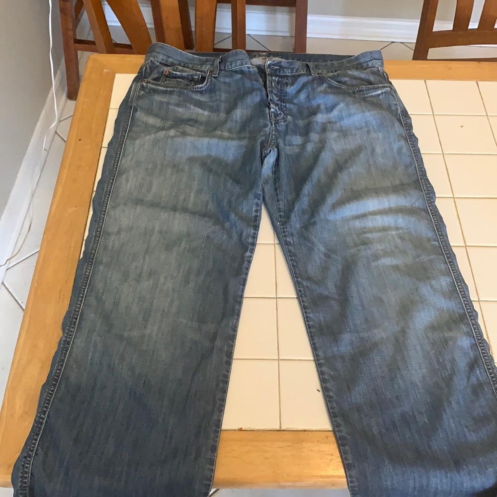 "A Pocket" straight leg 7 For All Mankind Men's Jeans